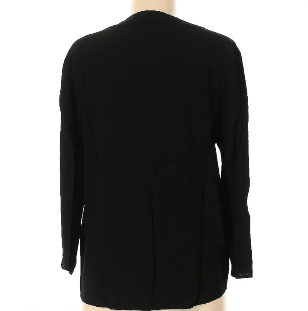 Zara Black Asymmetrical Blouse - Picture 3 of 3